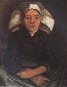 Vincent Van Gogh Peasant Woman,Seated,With White Cap (nn04) painting